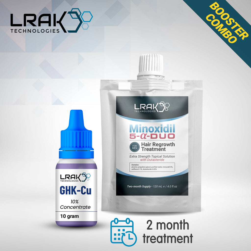 GHK-Cu Peptide Booster for 5% Minoxidil | Customize Your 5% Minoxidil Lrak Technologies GHK-Cu Peptide Booster for 5% Minoxidil | Customize Your 5% Minoxidil Lrak Technologies