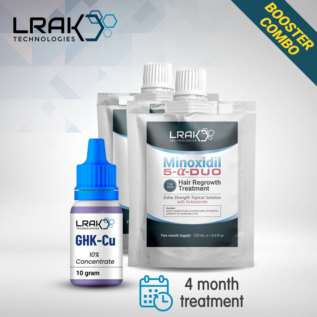 GHK-Cu Peptide Booster for 5% Minoxidil | Customize Your 5% Minoxidil Lrak Technologies GHK-Cu Peptide Booster for 5% Minoxidil | Customize Your 5% Minoxidil Lrak Technologies