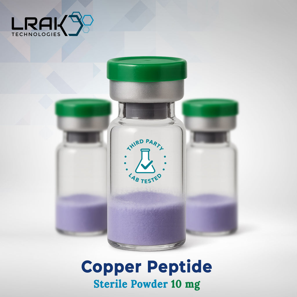 GHK-Cu - Copper Peptide 10 mg (Lyophilised, >99% Purity) Lrak Technologies GHK-Cu - Copper Peptide 10 mg (Lyophilised, >99% Purity) Lrak Technologies