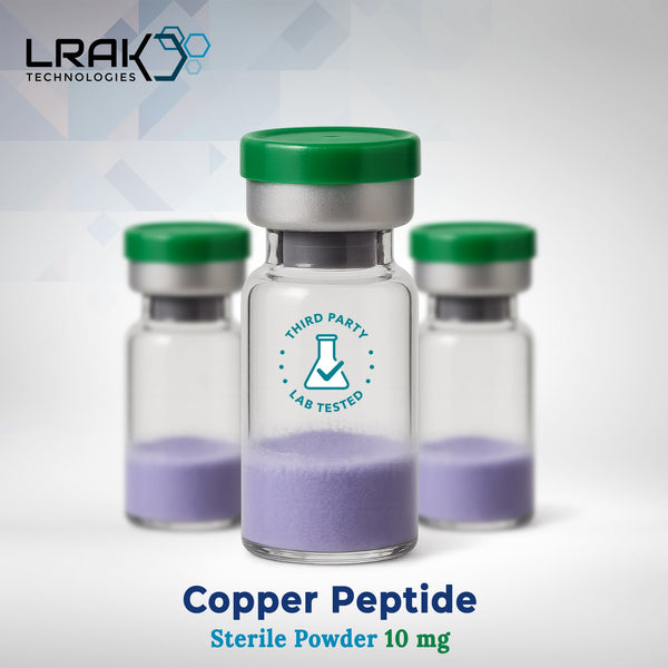 GHK-Cu - Copper Peptide 10 mg (Lyophilised, >99% Purity)