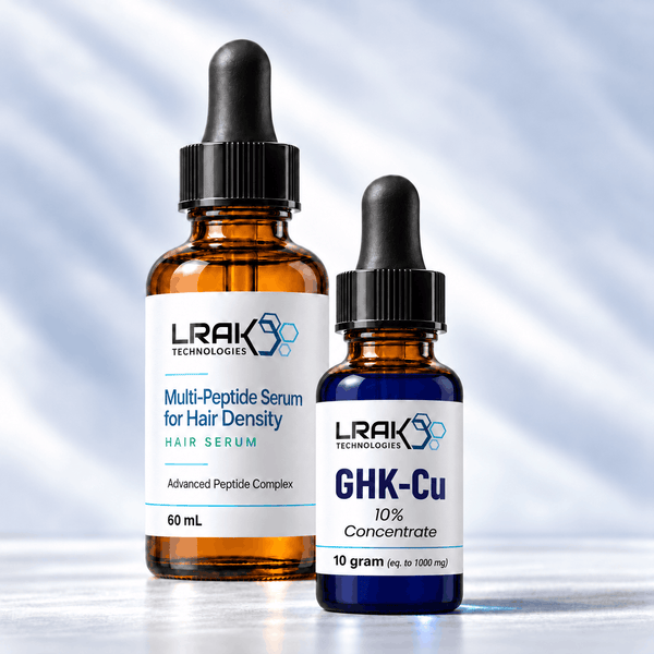 Multi-Peptide Hair Serum (60 mL) + GHK-Cu 10% (10 g)